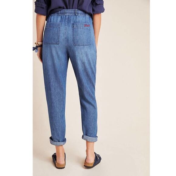 Sundry Drawstring Denim Joggers XS Blue NWT - Picture 5 of 13